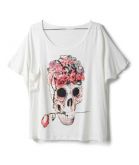 Blusa Caveira Flor